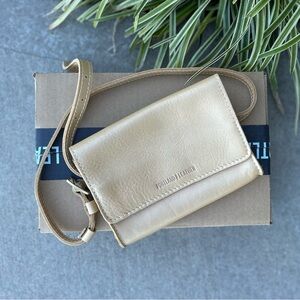 Portland Leather Champagne Crossbody Belt Bag